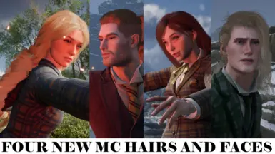 Four MCs (Faces and Hair)