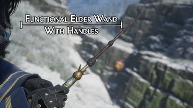 Functional Elder Wand with Handles