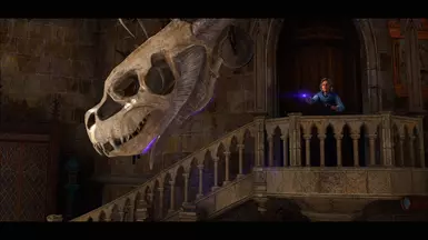 Levitating Dragon Head