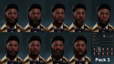 Pack 3 - No secondary eyebrows