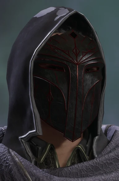 New variation : Even darker mask with red details