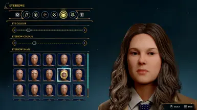 Custom Eyebrow replaces Eyebrow Shape 09.