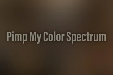 Pimp My Color Spectrum