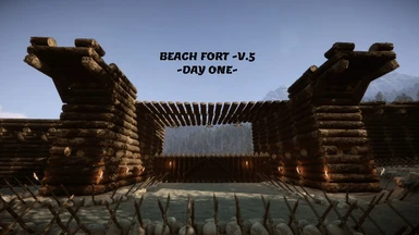 Beach Fort - A Prebuilt or Empty Fortified Base -