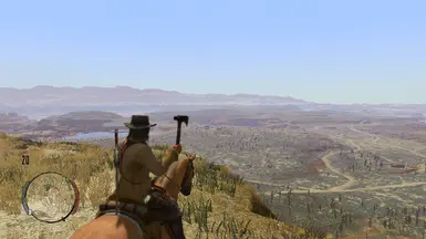 knifes on the horse