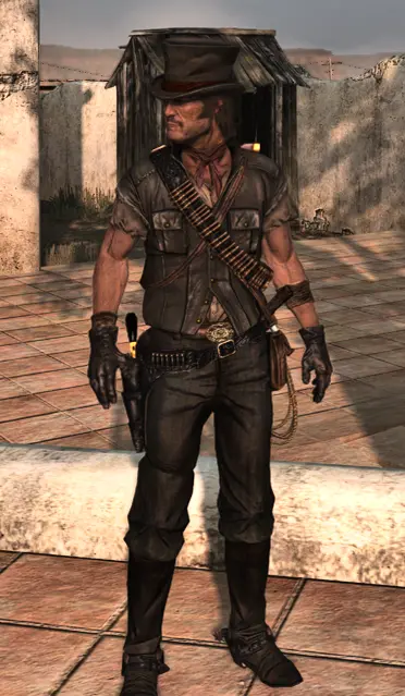 V2 Walton's Gang Black Belt &amp; Holster