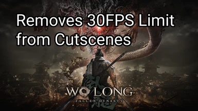 Remove 30FPS Cap from Cutscenes