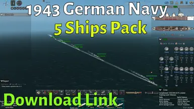 IJN Enemies 1943 German Navy - Kriegsmarine (5 Ships Pack) V2