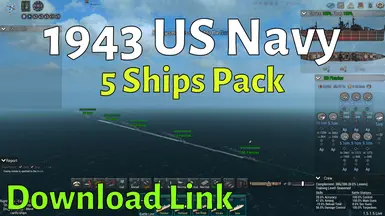 IJN Enemies 1943 US Navy (5 Ships Pack) V2