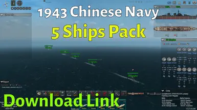 IJN Enemies 1943 Chinese Navy 5 Shared Designs Ships Pack