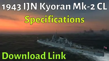 IJN 1943 Kyoran Mk-2 CL Shared Design file.