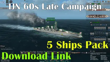 IJN 60s Late Campaign ships pack