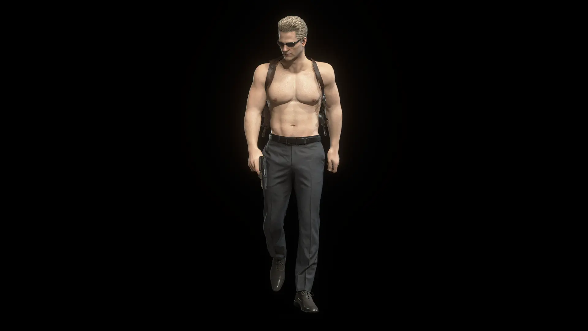 Resident Evil 5 - Shirtless Wesker mod for The Mercenaries midnight outfit  : r/drownedmods