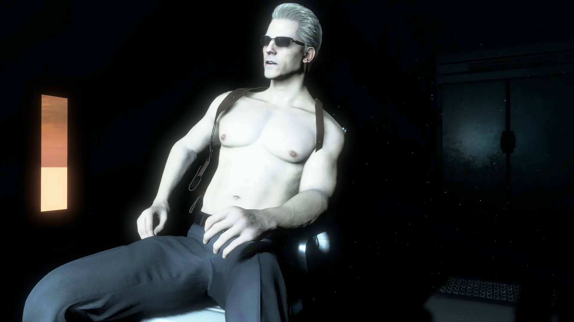 Resident Evil 5 - Shirtless Wesker mod for The Mercenaries midnight outfit  : r/drownedmods