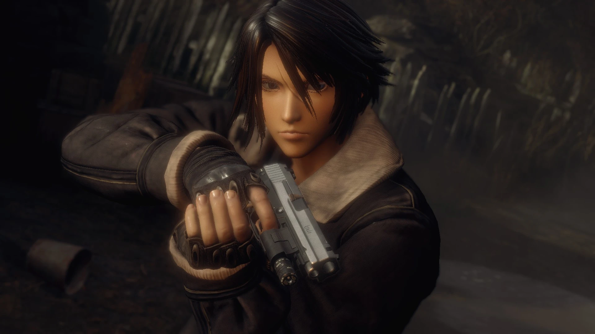 Squall Leonhart (FF8) As leon (RE4 ) at Resident Evil 4 (2023) - Nexus ...