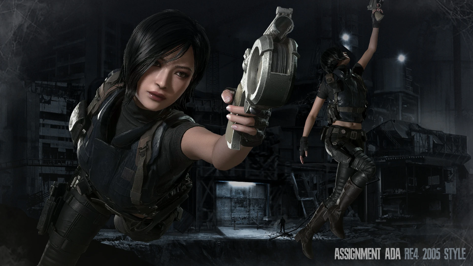 RE4 2005 Classic Recolor Add-On - Assignment Ada Costume Remake (by ...