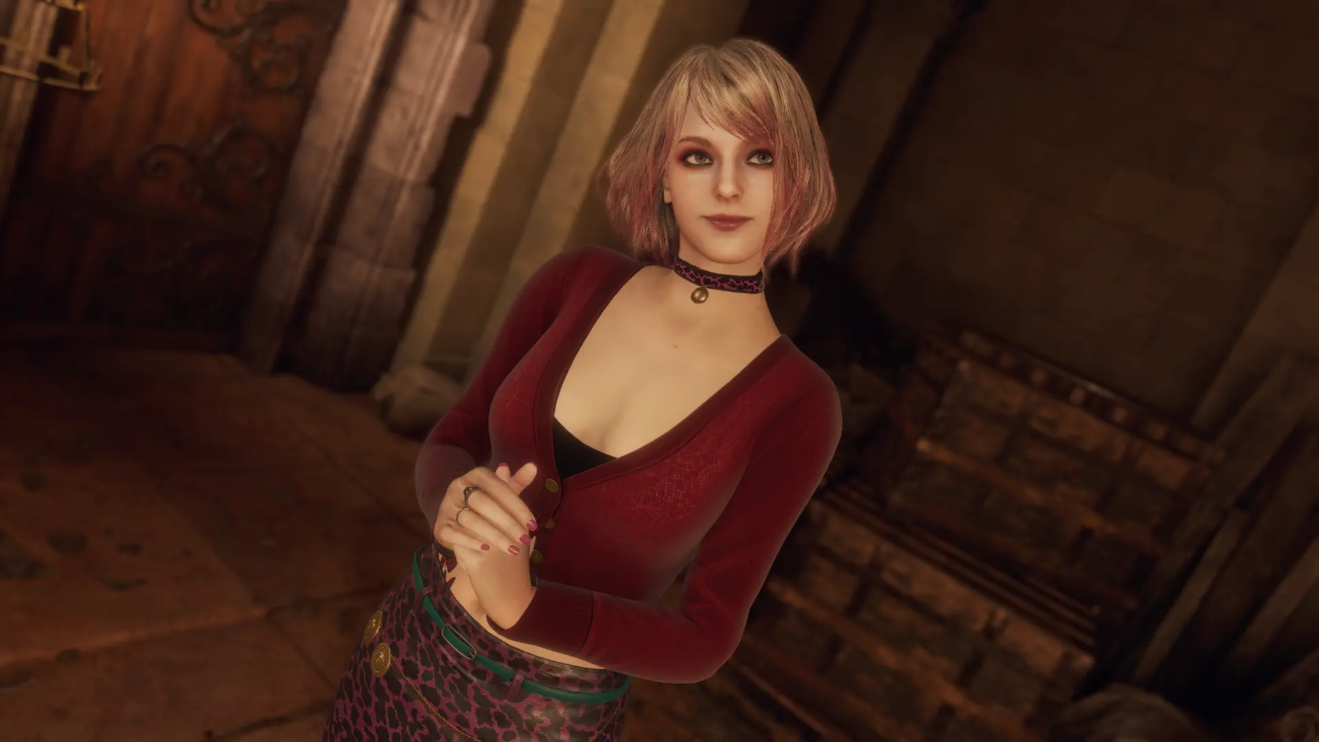 Ashley in Maria Outfit (Enhanced ver.) - Resident Evil 4 Remake