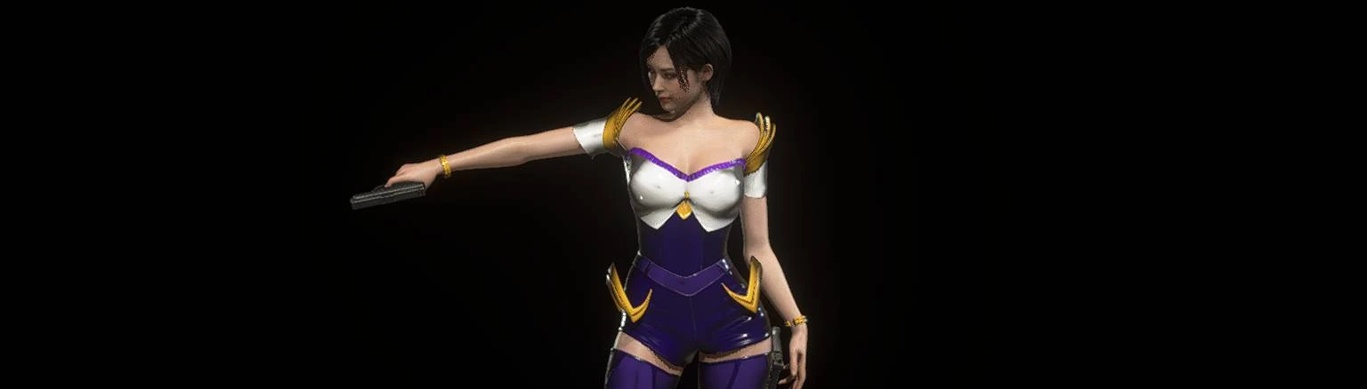 Resident Evil 4 Remake Ashley KDA Ahri ALL OUT MOD at Resident
