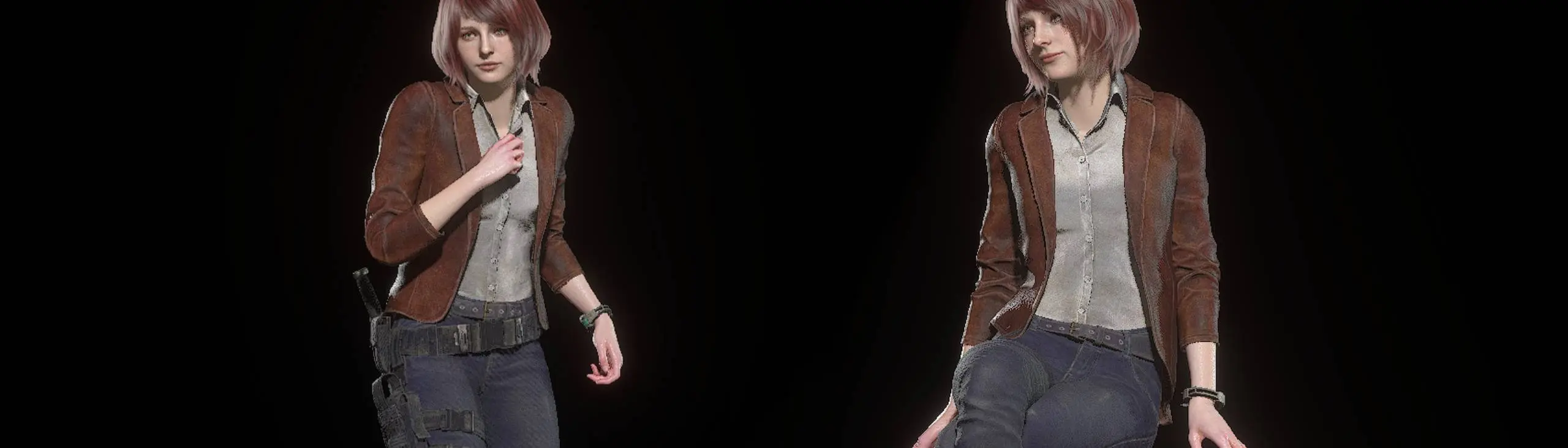 Claire looking great in RE: Verse with the Revelations 2 outfit