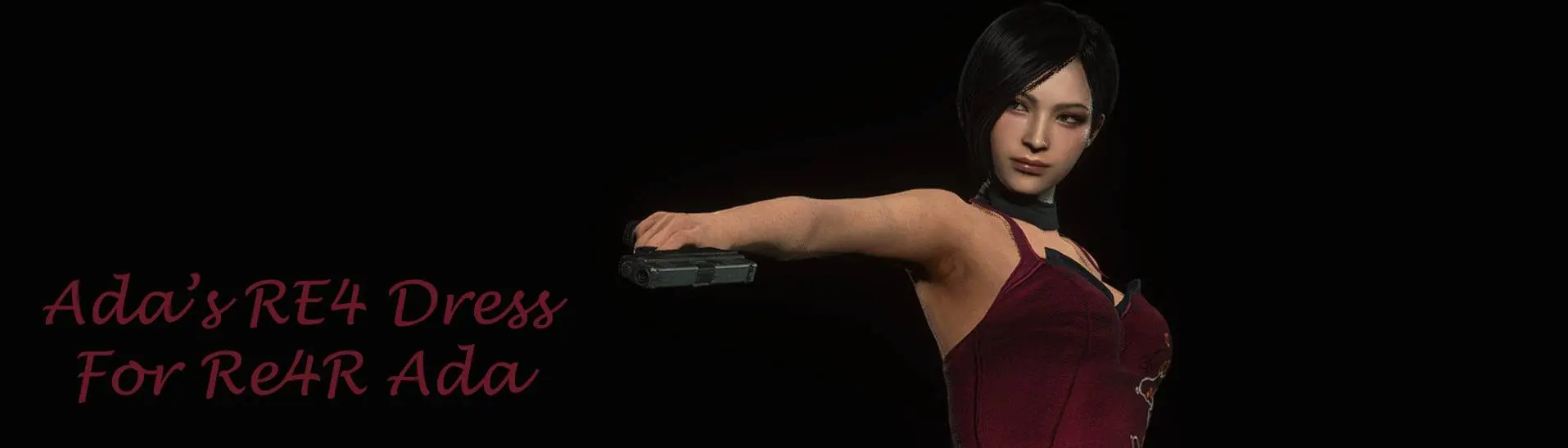 Ada Wong in the chinese dress RE4 original and remake (art by