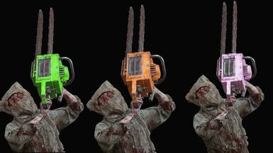 Colored chainsaw
