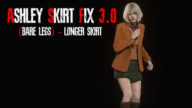 Ashley Skirt Fix 3.0 at Resident Evil 4 (2023) - Nexus mods and