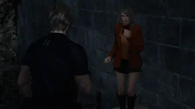 Ashley's model has jiggle physics - Resident Evil 4 Remake 