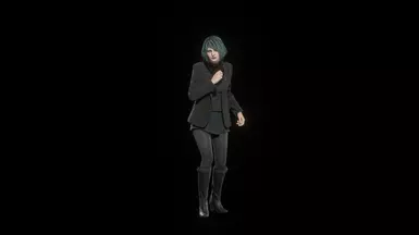 Jacket + Vibrant Hair