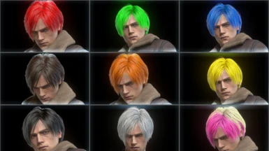 Hair Strands Color pack - Leon S Kennedy