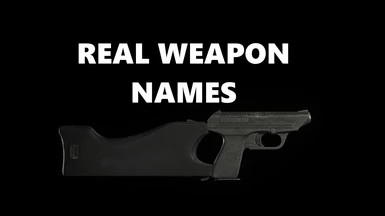 Real Weapon Names