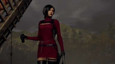 Ashley's model has jiggle physics - Resident Evil 4 Remake 