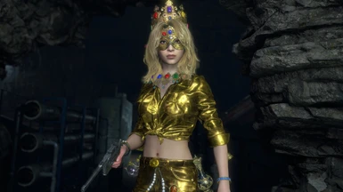 Using gold skin, and my recent treasure set accessory mod