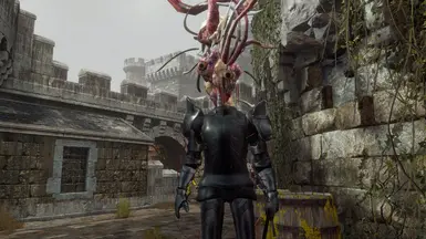 OG RE4 VR environment knight