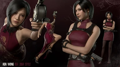 Ada Wong Dress - RE4 2004 Classic Style Outfits (Recolored)