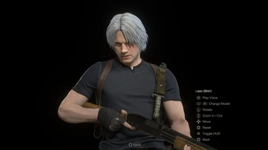 If you ignore the hair color the face of DMC 4 Dante and RE 6 Leon