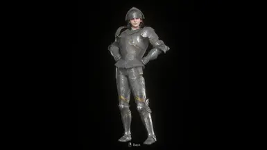 Third remake knight without mouth armor