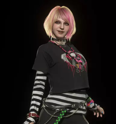 Blonde with Pink Highlights