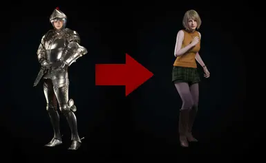 ASHLEY'S ARMOR COSTUME in RESIDENT EVIL 4 REMAKE 