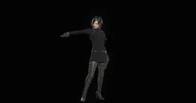 Ada black outfits recoloured