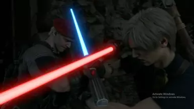 Lightsaber over Krauser Fighting Knife