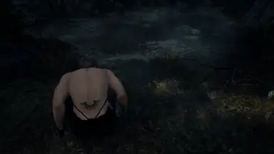 Leon Kennedy Tramp Stamp Shirtless (Chainsaw Demo) at Resident Evil 4