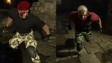 Krauser Without Vest at Resident Evil 4 (2023) - Nexus mods and