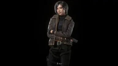 With Leon's bomber jacket