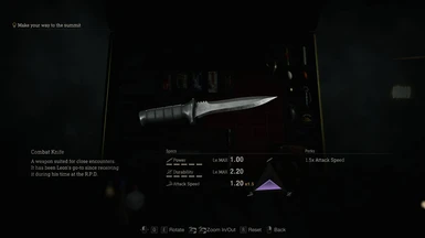 Primal Knife from the unlockables