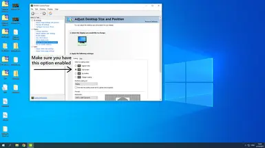 Full-screen scaling option