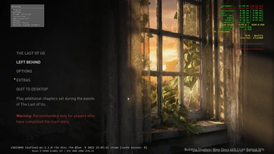 Fix crash - Improve performance - Fix stuttering - Vulkan MOD at The Last  Of Us Part I Nexus - Mods and community