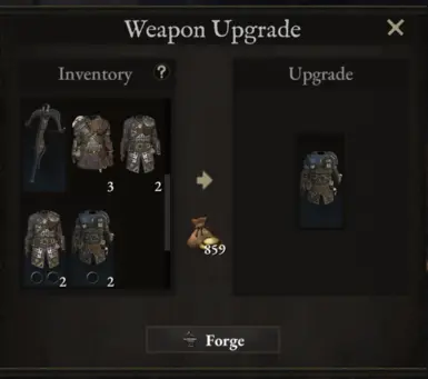 Upgrade Regular Equipment ONLY