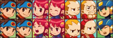 Megaman Battle Network 5 - DS Expressions and no typos