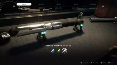 THIS IS THE BROKEN SABER FROM JEDI FALLEN ORDER JUST SHOWING IT FOR A COMPARISON 