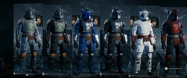 Boba Fett Outfit and other Mandalorians